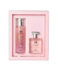 AJMAL AND LOVE MUSE EDP 50ML + DAINTY GLAM BODY MIST 200ML 